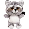 Lean Toys Pliušinis Meškėnas Su Didelėmis Akimis, 22 cm