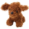 Lean Toys Pliušinis žaislas miniatiūrinis pudelis rudas 20 cm