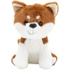 Lean Toys Pliušinis šuo Shiba Inu, rudas-baltas, 20 cm