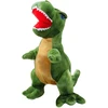 Lean Toys Žaislinis pliušinis dinozauras su tekstūruota oda, žalias, 45 cm