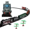 Lean Toys Garvežys su dūmais ir garsais 620B 151 cm bėgiai
