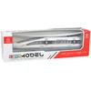 Lean Toys Traukinys baltas ir sidabrinis