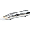 Lean Toys Traukinys baltas ir sidabrinis