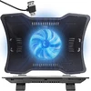 Planšetė Podstawka Aušinimo stovas nešiojamam kompiuteriui su USB ir LED reguliuojamu kampu