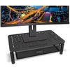 Monitoriaus Stovas - Maclean MC-947 Reguliuojamas Juodas 13-32"