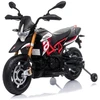 Lean Cars Akumuliatorinis motociklas Aprilia A007 juodai raudonas