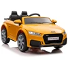 Lean Cars Vienvietis vaikiškas elektromobilis Audi TTRS, geltonas
