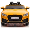 Lean Cars Vienvietis vaikiškas elektromobilis Audi TTRS, geltonas