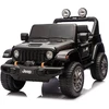 Lean Cars Juodas elektrinis automobilis Jeep Rubicon DK-JWR556