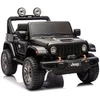 Lean Cars Juodas elektrinis automobilis Jeep Rubicon DK-JWR556