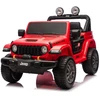 Lean Cars Raudonas elektrinis automobilis Jeep Rubicon DK-JWR556