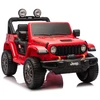Lean Cars Raudonas elektrinis automobilis Jeep Rubicon DK-JWR556
