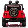 Lean Cars Raudonas elektrinis automobilis Jeep Rubicon DK-JWR556