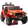 Lean Cars Oranžinis elektrinis automobilis Jeep Rubicon DK-JWR556