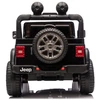 Lean Cars Juodas elektrinis automobilis Jeep Rubicon DK-JWR556