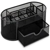 Lean Biuro reikmenų dėklas metalinis juodas 21x10,5x11 cm