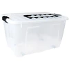 Konteineris su ratukais ir rankena Plast Team HomeBox 86L