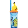 Pokemon 3d puodelis su šiaudeliu, 360 ml.