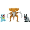 Pokémon – kovos figūrėlių rinkinys 3 vnt. Poochyena, Totodile Kabu (PKW4554)