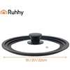 3 viename silikoninis dangtelis 18/20/22 cm Ruhhy 25563