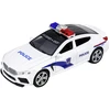Lean Toys Policijos automobilis baltas