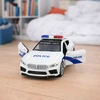 Lean Toys Policijos automobilis baltas