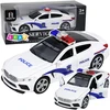 Lean Toys Policijos automobilis baltas