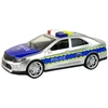 Žaislinis policijos automobilis Lean Toys, pilkas/mėlynas, 24x8x9 cm
