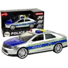 Žaislinis policijos automobilis Lean Toys, pilkas/mėlynas, 24x8x9 cm