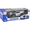 Lean Toys Nuotoliniu būdu valdomas policijos automobilis 1:16 LED juodas