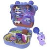 Polly Pocket - Core Compact Mėlyna-Beary Besties lėliukė (JKC48)
