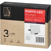 Orno PORTO LED 30W berėmes prožektorius, 2400lm, IP65, 4000K, aliuminis + polikarbonatas