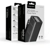 Kruger & Matz PowerBank KrugerMatz 20000 mAh ličio jonų išorinė baterija su QC ir PD funkcijomis