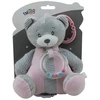 Tulilo 91092 MUZIKINĖ DĖŽUTĖ MEŠKIUKAS ROŽINIS 18 CM