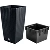 Vazonas Prosperplast Rato Square DRTS240-S433, 24x24x45 cm