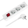 Rebel elektros tinklo ilgintuvas 3 lizdų 3m - 3x1.5mm su jungikliu