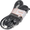 Orno Przedłużacz 3 krypčių prailgintuvas 2P+Z, 3m H05VV-F 3x1.5mm2, Imax=16A, plokščias kištukas, juodas