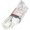 Orno Przedłużacz 3 krypčių prailgintuvas 2P+Z (Schuko), 1,5 m H05VV-F 3x1,5mm2, Imax=16A, plokščias kištukas, baltas
