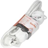 Orno partnertele Extension cord 3x2P+Z,1.5m, 3x1,5, baltas (ES-4/W/1,5)