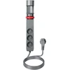 Orno Przedłużacz 3 krypčių stalo prailgintuvas 2P+Z, 1,5M H05VV-F 3x1,5mm², 2xUSB+1 C tipo