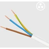 Przedłużacz Prailgintuvas 5 lizdų 2m vokiško tipo be jungiklio (3x1.5mm) Rebel, baltas