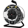 Būgninis ilgintuvas hand heavy su schuko kištuku; 4x2p+su; ip44; 16a; h05rr-f; 3x2,5; 30m; juoda