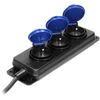 Orno Przedłużacz Dirbtuvių prailgintuvas, atsparus vandens purslams, IP44, 3 lizdai 2P+Z IP44, guminis kabelis, H05RR-F 3x1,5mm², ilgis 5m