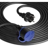 Orno Przedłużacz Dirbtuvių prailgintuvas, atsparus vandens purslams, IP44, 1x2P+Z 30m, alyvai atsparus guminis kabelis H07RN-F 3x1.5mm², 230VAC/16A, schuko