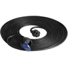 Orno Przedłużacz Dirbtuvių prailgintuvas, atsparus vandens purslams, IP44, 1x2P+Z 10m, alyvai atsparus guminis kabelis H07RN-F 3x1.5mm², 230VAC/16A