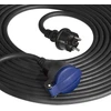 Orno Przedłużacz Dirbtuvių prailgintuvas, atsparus vandens purslams, IP44, 1x2P+Z 10m, alyvai atsparus guminis kabelis H07RN-F 3x1.5mm², 230VAC/16A
