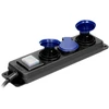 Orno Przedłużacz Dirbtuvių prailgintuvas, atsparus vandens purslams, su jungikliu IP44, 3 lizdai 2P+Z IP44, guminis kabelis, H05RR-F 3x1,5mm², 5m