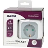 Orno Przedłużacz Prailgintuvas 4x2P+Z (Schuko), USB įkroviklis A+C, greitas įkrovimas, 1.4m H05VV-F 3x1.5mm?, pilkas