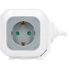 Orno Przedłużacz Prailgintuvas 4x2P+Z (Schuko), USB įkroviklis A+C, greitas įkrovimas, 1.4m H05VV-F 3x1.5mm?, pilkas