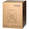 Orno Przedłużacz Profesionalus IP44 prailginimo laido ritė, 4 lizdai 2P+Z, alyvai atsparus guminis kabelis, H07RN-F 3x2,5mm², ilgis 40m, unikalus CUBE stovas, FIKSUOTI LIZDAI, šiluminė perkrovos apsauga, srovės kelio sklendės.